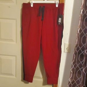 Avia Striped Side Cropped Jogger 12/14